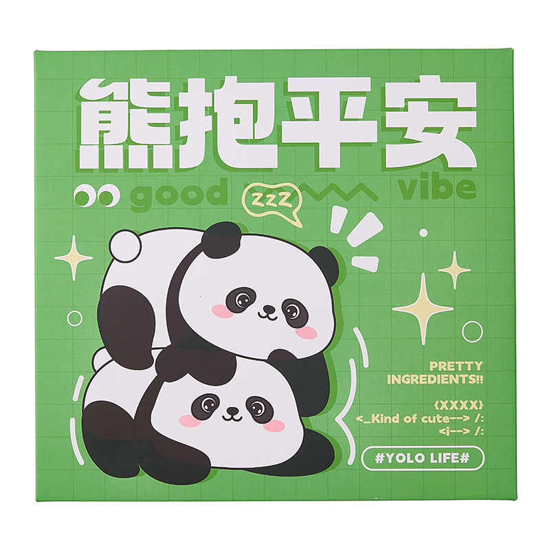 熊猫笔记本礼盒高颜值卡通可爱