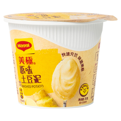 雀巢美极土豆泥速食冲泡桶装早餐食品即食方便速溶宵夜办公室代餐