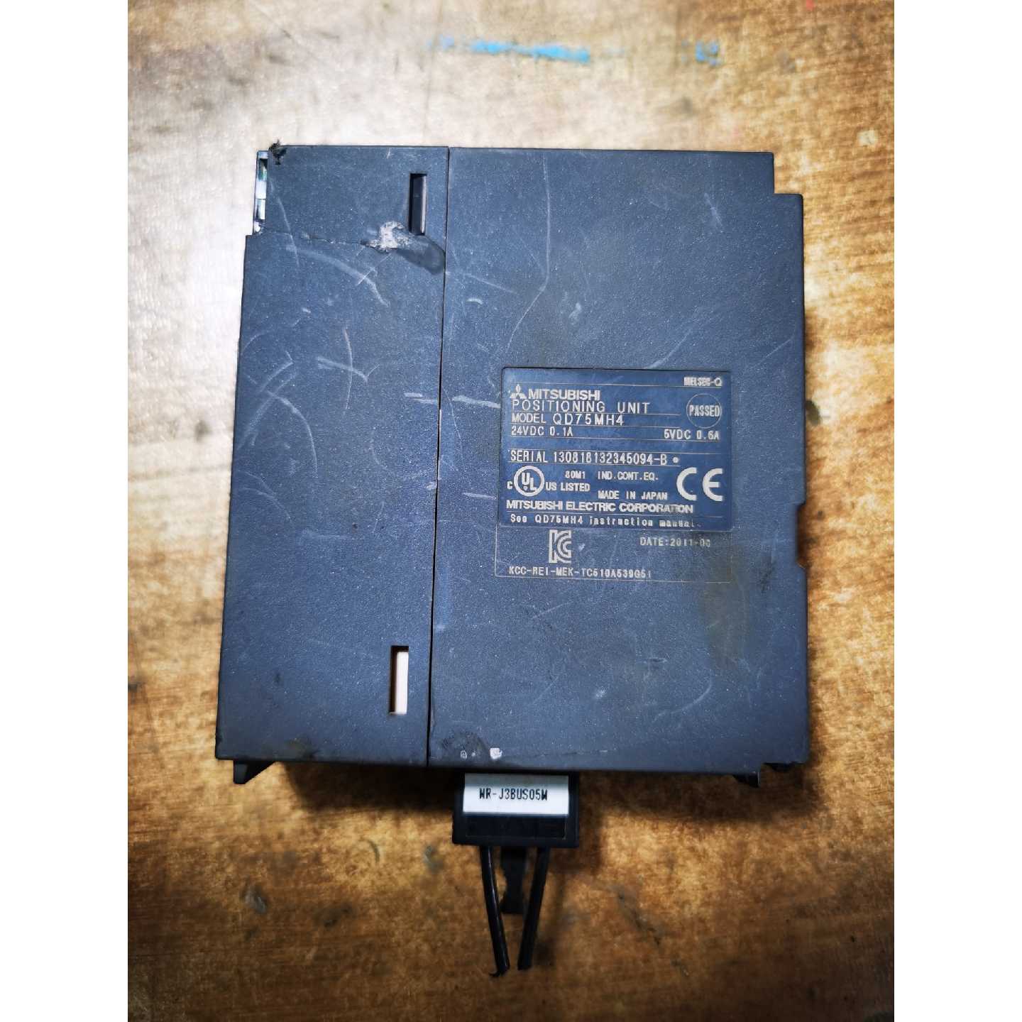 议价三菱二手 QD75MH4 外壳损坏,按配件便宜处理,包好