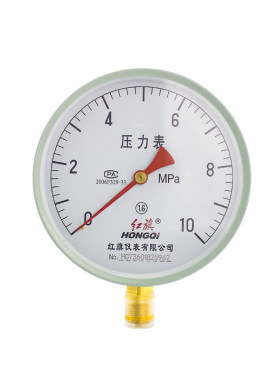 气压水压红旗牌压力表Y-150锅炉