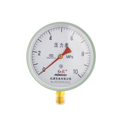 气压水压红旗牌压力表Y-150锅炉