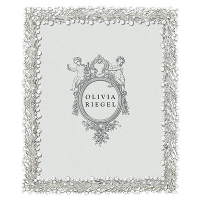 纽约下城公园进口olivia riegel银白冰雪女王奢华锡质水晶相框