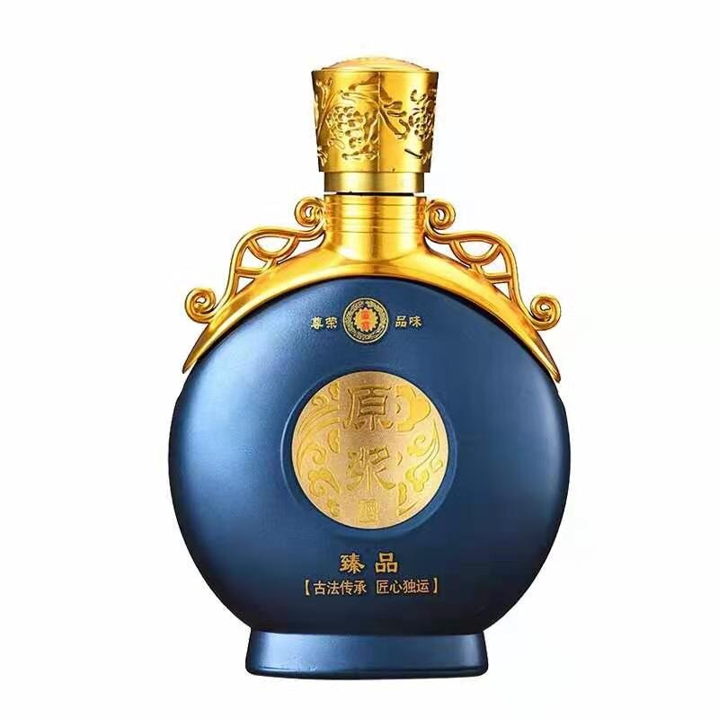 定制高档一斤装空瓶玻璃酒瓶白酒瓶六瓶装酒盒泡酒专用喜宴空酒瓶
