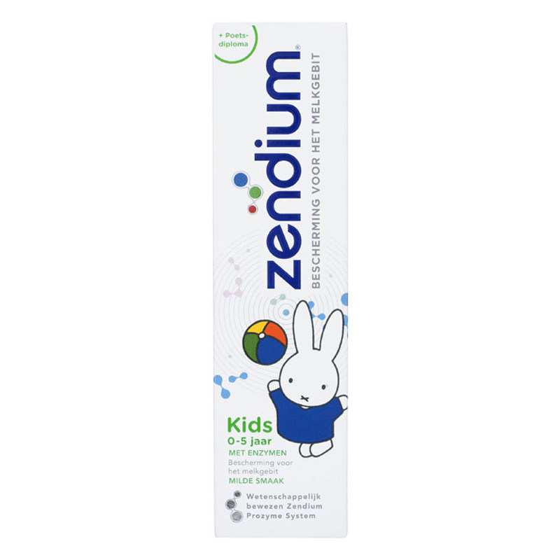 米菲兔荷兰zendium0-5-12牙膏