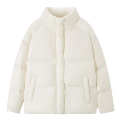 羽绒服森马轻盈立领防水纯色鹅绒