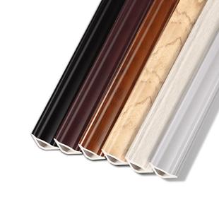 PVC阴角线木地板阴角条装饰线压条自粘圆弧衣柜收边条三角收口条