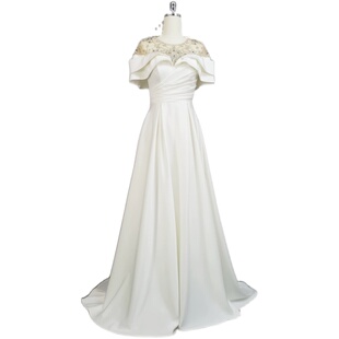 新款大A摆礼服长裙团体演出服独唱走秀艺考礼服长裙气质显瘦