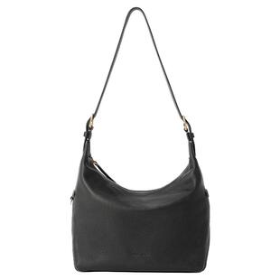 VH女包知序hobo包2026新款头层植鞣牛皮鹿皮通勤大容量斜挎单肩包