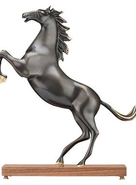 中式马到成功办公室摆件