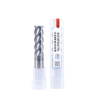 钨钢铣刀65度淬火料热处理专用加工中心进口合金4刃平底超硬铣刀