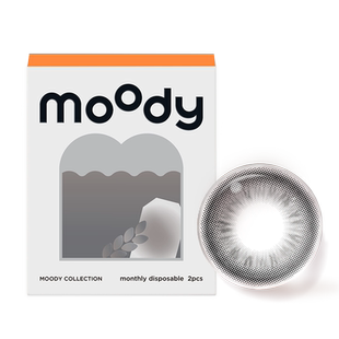 moody美瞳月抛疯狂动物城2合作冷泡乌龙茶新手彩色隐形眼镜2片