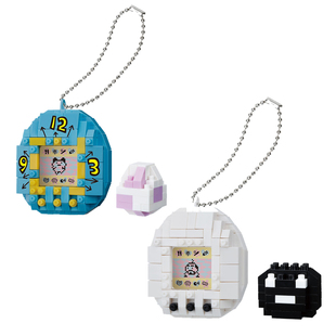 日本nanoblock微颗粒积木拓麻歌子宠物机挂件豆丁吉拼装玩具