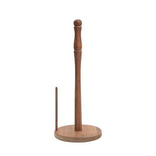 oakliving天然实木纸巾架厨房家用收纳卷纸架保鲜膜抽纸架立式