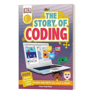 华研原版 英文原版 DK Readers Level 2-The Story of Coding DK分级读物L2 英文版 进口英语原版书籍