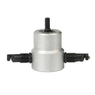 双头金属薄板切割器剪铁皮电剪刀配件切割机电钻开孔器不锈钢板