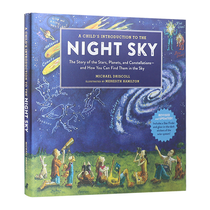 我的第1本夜空观星书 A Child's Introduction to the Night Sky 英文版少儿英语科普绘本 英文原版星空宇宙星球航空儿童图画书