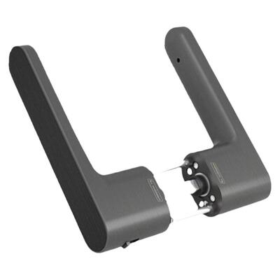 室内隐形生态木门锁双面现代