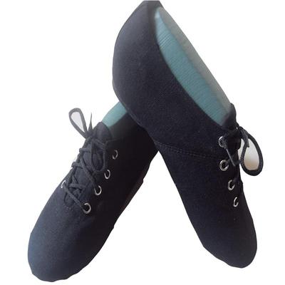 高端低帮款帆布爵士舞鞋