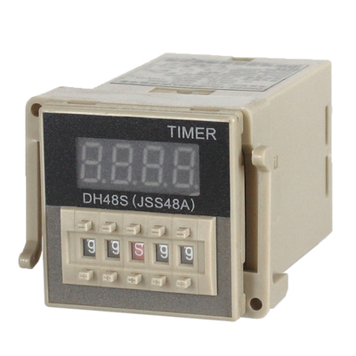 时间继电器DH48S-S/1Z/2Z数显循环继电器AC220V 380V 24V带底座