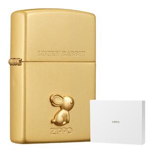 ZIPPO官方旗舰店之宝福运金兔煤油防风打火机生肖兔年生日礼物