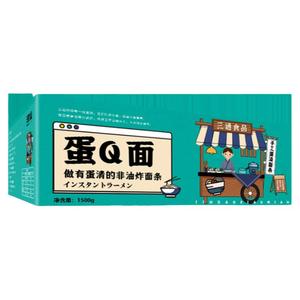 【三通食品】蛋Q面非油炸面条12包