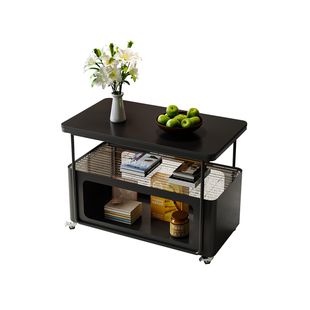 可移动客厅家用岩板边几小推车轻奢高级感小户型简约移动沙发边几