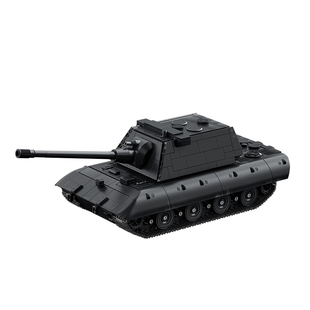 二战经典坦克E100重型坦克歼击装甲车拼搭益智积木模型摆件男孩