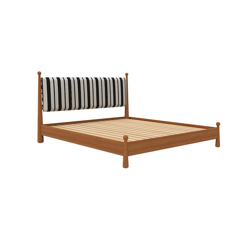 舒梵1.8米软包布艺床复古简约