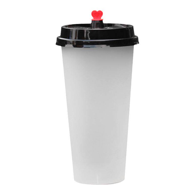 加厚磨砂一次性注塑杯奶茶咖啡杯