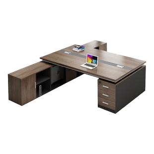 办公桌双人位面对面经理室现代老板桌椅组合两人主管财务电脑桌子