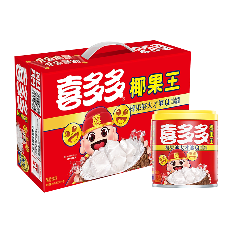 喜多多椰果王水果罐头休闲零食