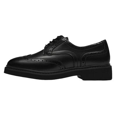 clarks其乐布洛克雕花复古德比鞋