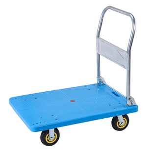 搬运手推车静音轮可折叠承重工具车平板车拉货车家用便携快递