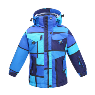 外贸原单大童中童儿童滑雪服男童女童冲锋衣防风防水保暖户外棉衣