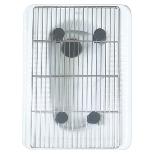 蹲坑狗厕所不锈钢网架定点便盆大中小型犬宠物狗狗专用上厕所尿盆