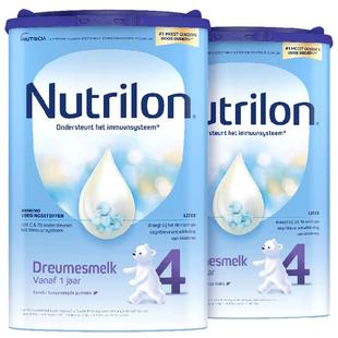 荷兰牛栏原装进口hmo幼儿4段配方奶粉1周岁以上诺优能荷兰版双罐