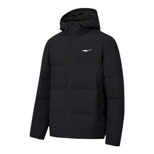 鸿星尔克羽绒服男冬季新款男士三防短款棉服夹克外套男款爸爸男装