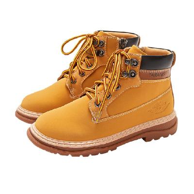 泰兰尼斯kids秋季儿童马丁靴英伦