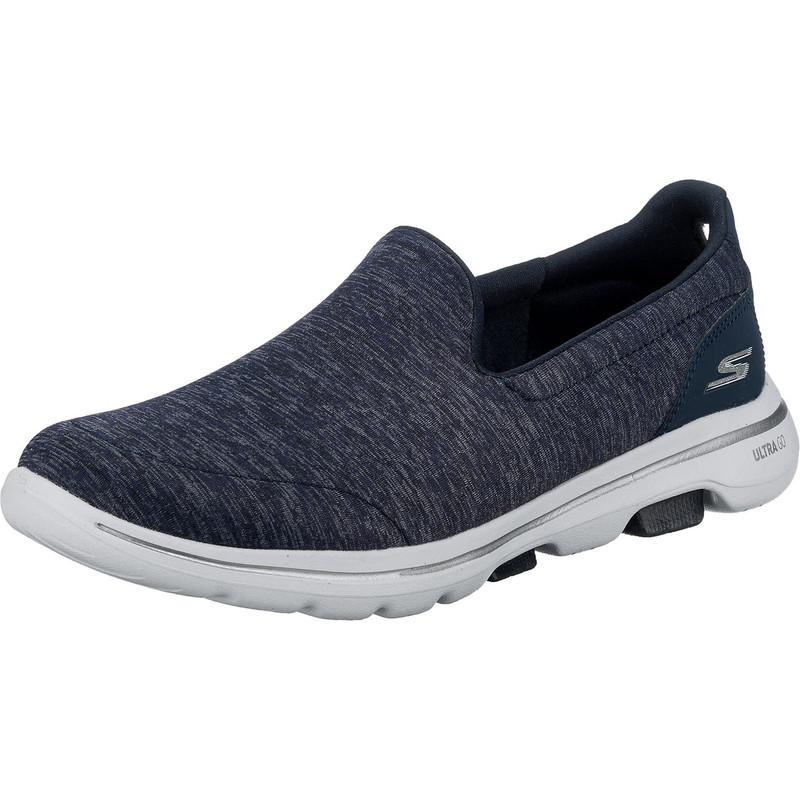 Skechers斯凯奇GO WALK女低帮布面透气减震一脚蹬工作休闲鞋15903