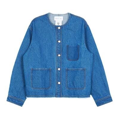 kleeklee环保棉经典牛仔箱型夹克