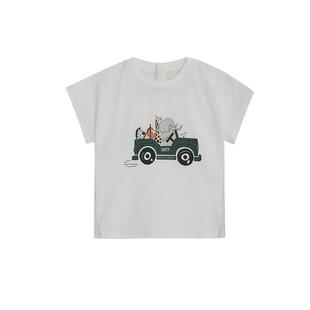 tartineetchocolat法国巧克力童装新品夏季男童百搭印花T恤衫