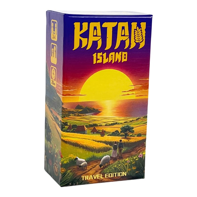 KATAN ISLAND卡坦岛旅行版桌游 2-4人中英休闲聚会卡牌游戏