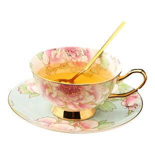 咖啡杯高档精致套装复古法式轻奢小众家用欧式高颜值下午茶具杯子