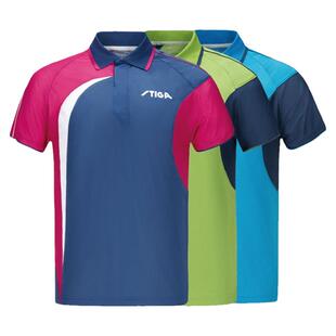 stiga斯蒂卡乒乓球服斯帝卡短袖polo衫透气速干比赛训练服运动服