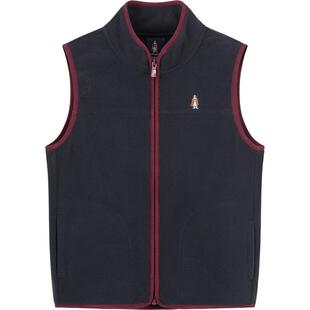 暇步士童装儿童摇粒绒马甲春秋季新款男童保暖立领坎肩女童上衣