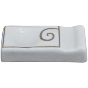 高档金边酒店摆台餐具陶瓷专用筷架两用多用筷子架筷枕筷托汤匙托