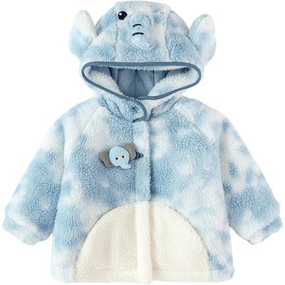 巴拉巴拉棉服男童女童毛绒外套萌