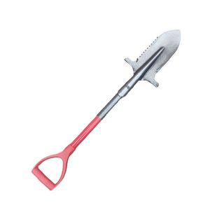 锰钢铁锹加厚铲子户外挖土一体尖头农用纤维把尖锹车载钓鱼小铲子