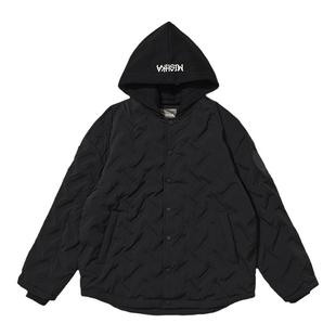 文韬同款MISHKA大眼球新款冬美式高街潮牌90白鸭绒连帽羽绒服男女