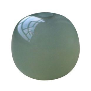 天然和田玉散珠青白玉珠子晴水玉石单珠转运珠手链配饰文玩配珠